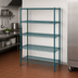 Thumbnail image #3 for EagleGard 5-Tier Stationary Starter Wire Shelving Unit, 36W x 24D x 86H, EAGLEgard Hybrid Epoxy Finish