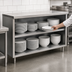 Thumbnail image #3 for Eagle Spec-Master Open Front Plate Cabinet, 72 W x 15 D, Stainless Steel