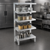 Thumbnail image #3 for Channel Manufacturing SC2042 Solid Cantilever Shelf, Aluminum, 42W x 20D x 72H