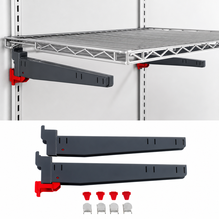 Product image #3 for Metro SmartLever 18-Inch Cantilever Shelf Support Arm Pair