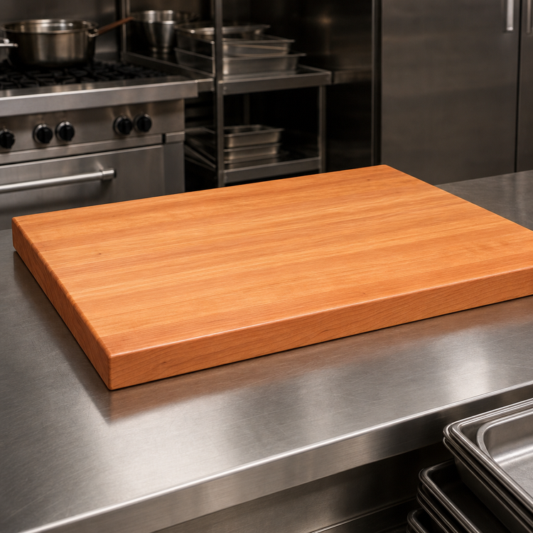 Product image #3 for Boos Block American Cherry Edge Grain Kitchen Countertop, 48 x 32 x 2-1/4 Inch, Varnique Finish