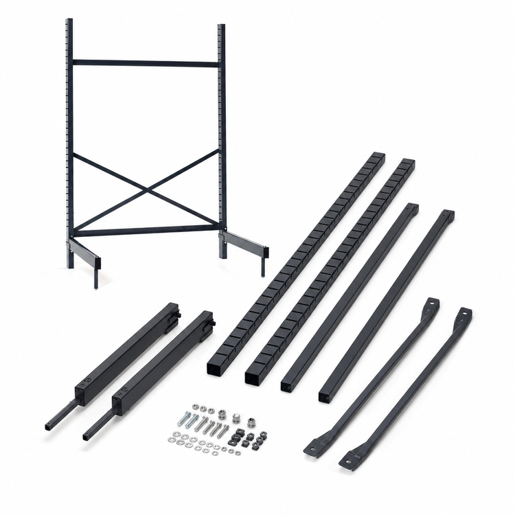 Product image #3 for Metro SmartLever 54" x 30" Stationary Cantilever Shelving Starter Kit