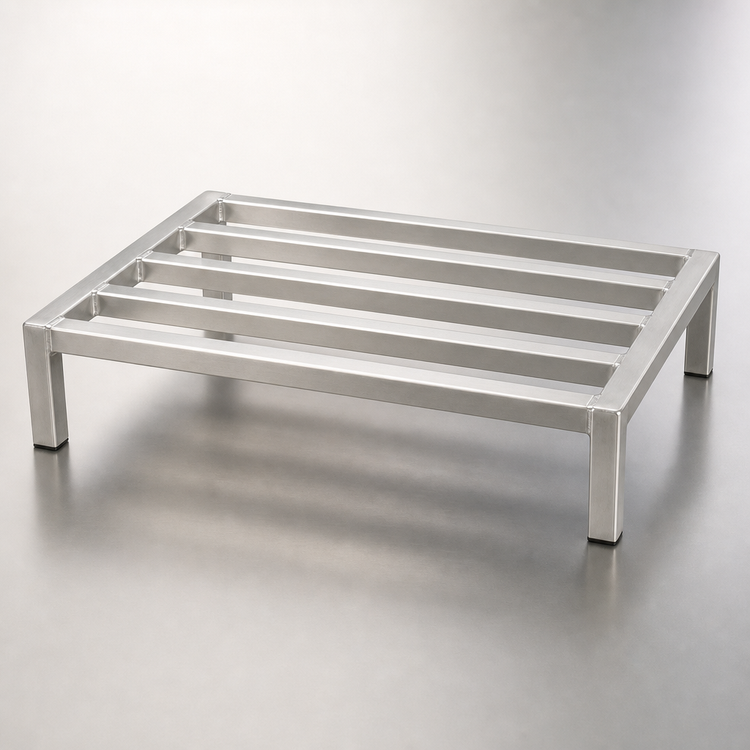 Product image #3 for Panco Tubular Aluminum Dunnage Rack, 36W x 20D x 8H, 2,000 lb Capacity