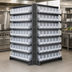 Thumbnail image #3 for Quantum Sloped Double-Sided Pick Rack with 16 Shelves and 128 Clear Bins