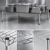 Thumbnail image #3 for Eagle Group 30 x 24 Inch Chrome Wire Dunnage Rack with QuadTruss Design and 600 lb Capacity