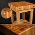 Thumbnail image #4 for John Boos Pro Prep 36-Inch x 24-Inch x 36-Inch End Grain Maple Butcher Block Work Table with Slatted Shelf