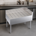 Thumbnail image #3 for Krowne Royal Series Freestanding Underbar Corner Drainboard with Right End Return, 42 x 24 Inches
