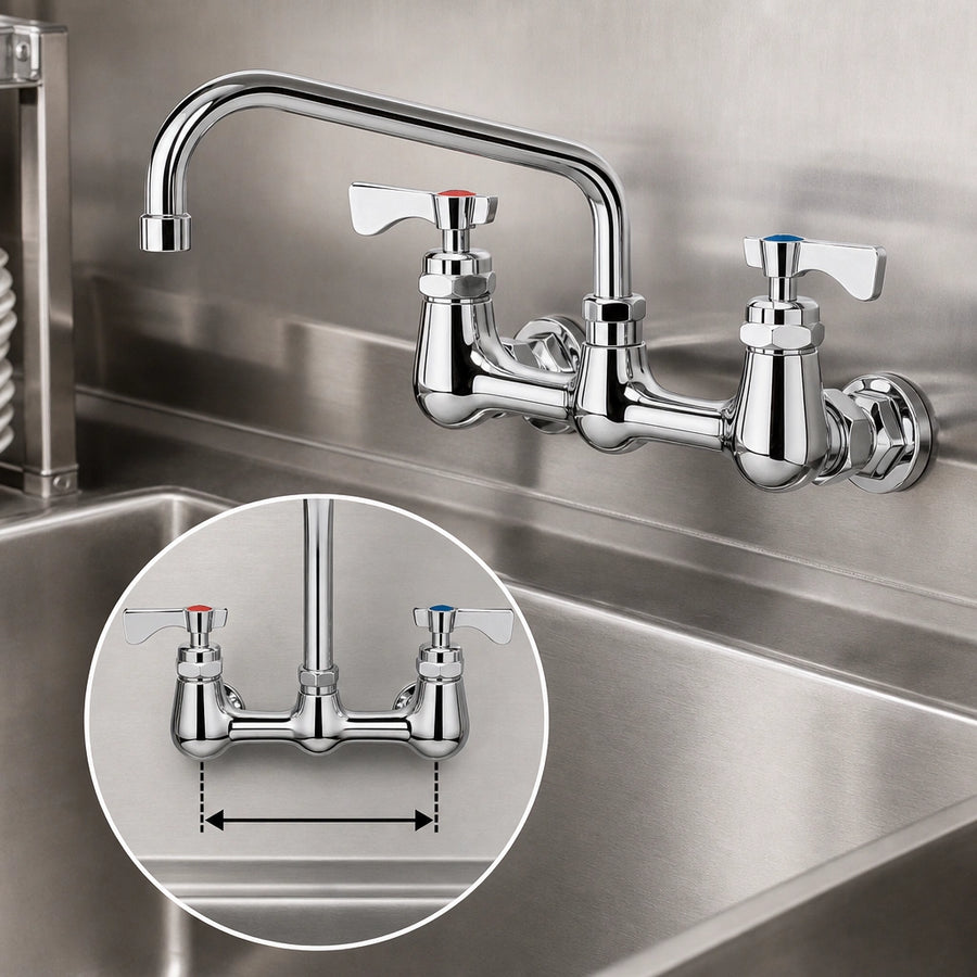8-Inch Center Wall Mount Design