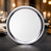 Thumbnail image #3 for Royal Touch 12-Inch Round Heavy-Duty Stainless Steel Serving Tray