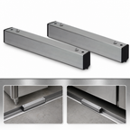 Thumbnail image #3 for Quantum HD24-2DR Two-Skate Floor Track System Accessory Kit with Drift Resister, Aluminum