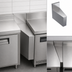 Thumbnail image #3 for Krowne Royal Series Underbar Rear Corner Angle Filler, 15° Angle, 19-Inch Front-to-Back, Flat Top, Stainless Steel