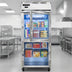 Thumbnail image #2 for Continental Refrigerator 1FXNSSGDHD Extra-Extra-Wide One-Section Display Freezer with Glass Half Doors