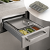 Thumbnail image #3 for Glastender Partial Condiment Drawer Insert for 18-Inch Door Opening, 8-Cup Capacity