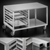 Thumbnail image #3 for Channel Manufacturing 48-Inch W x 30-Inch D Aluminum Convection Oven Stand, 29-Inch High