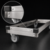 Thumbnail image #3 for Metro 42 in. W x 18 in. D Stainless Steel Truck Dolly Frame with Corner Bumpers