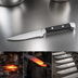 Thumbnail image #4 for Acero 4-Pack 11-7/8-Inch Forged Stainless Steel Steak Knife with Black POM Handle