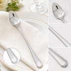 Thumbnail image #4 for Winco Victoria 0035-02 Iced Tea Spoon, 7-1/2" 18/8 Stainless Steel, Extra Heavyweight, Mirror Finish Case of 25
