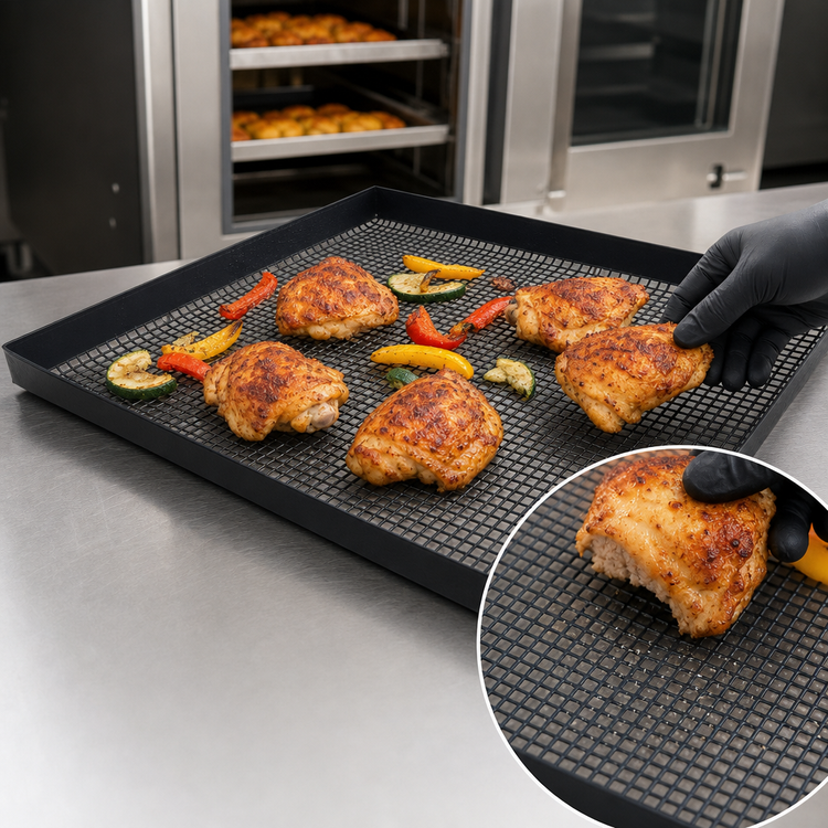 Product image #4 for Amana Commercial Non-Stick Browning and Crisping Basket for MXP Ovens