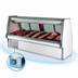 Thumbnail image #3 for Howard-McCray 34E Series 124-1/2-Inch Wide Red Meat Service Case, Self-Contained Refrigeration, Straight Glass Front