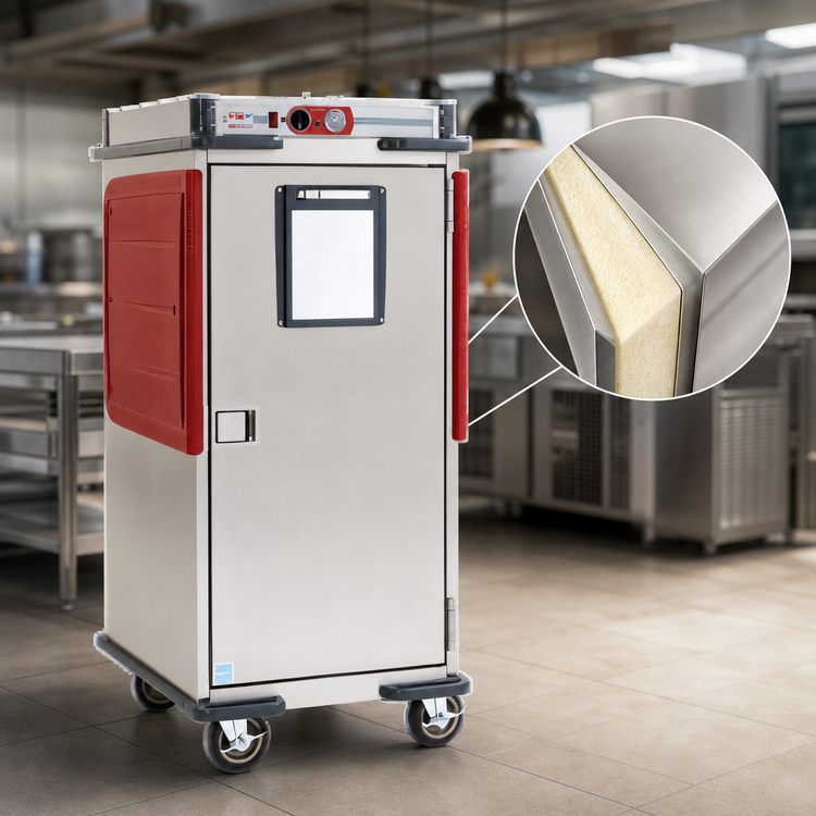 Product image #3 for Metro C5 T-Series Transport Armour Heavy-Duty Insulated Mobile Heated Holding Cabinet, 5/6 Height, 28-Pan Capacity