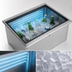 Thumbnail image #3 for Advance Tabco Bar King Drop-In Stainless Steel Ice Bin with Built-In 7-Circuit Cold Plate and Sliding Cover, 75 lb Capacity
