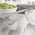 Thumbnail image #3 for 8-1/2 Inch Perforated Stainless Steel Serving Tongs with Satin Finish