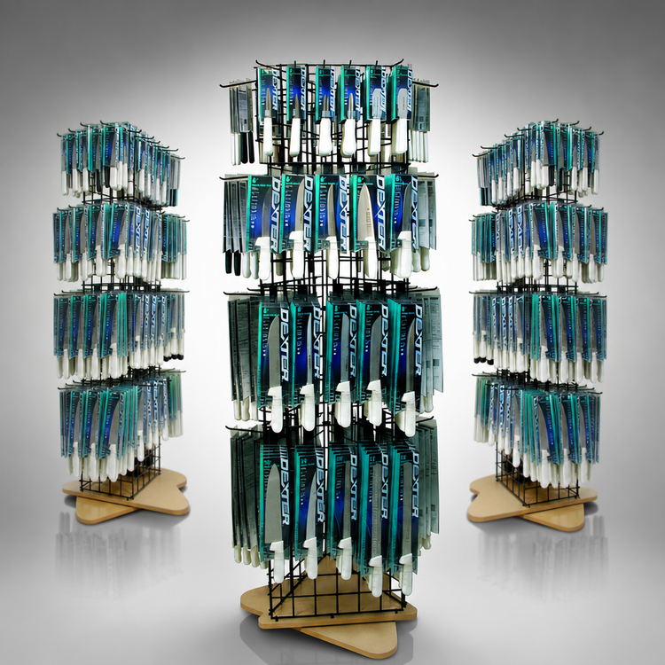 Product image #3 for Dexter-Russell 3-Sided Floor Display Merchandiser