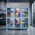 Thumbnail image #3 for Beverage-Air Horizon Series Three-Section Reach-In Display Freezer with Half Glass Doors, 69.1 Cu. Ft.