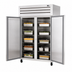 Thumbnail image #3 for True SPEC SERIES Two-Section Reach-In Heated Holding Cabinet with Stainless Steel Doors and Chrome Shelves