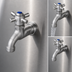 Thumbnail image #3 for T&S Brass B-0708 Wall-Mount Self-Closing Hose Bibb Faucet, Single Inlet, 4-Inch Spout Reach