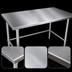 Thumbnail image #3 for John Boos Stainless Steel Flat Top Work Table, 60-Inch Wide x 48-Inch Deep, 14-Gauge, Stallion Safety Edge