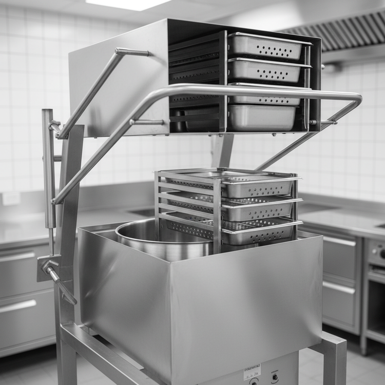 Product image #2 for Skittle SKGL9-7 Multi-Functional Gas Cooker with 31.2 Gallon Kettle and 9 Pan Capacity