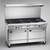 Thumbnail image #3 for Southbend Ultimate 60-Inch Gas Restaurant Range with 8 Open Burners, Standard Oven, and Convection Oven