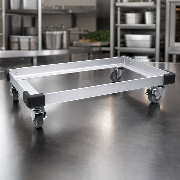 Product image #3 for Metro 36-Inch W x 18-Inch D Aluminum Truck Dolly Frame with Wraparound Bumper
