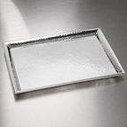 Thumbnail image #3 for American Metalcraft HMSP1813 Half-Size Rectangular Hammered 18/8 Stainless Steel Sheet Pan, 18-1/4 x 13 x 1 Inch Case of 6