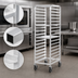 Thumbnail image #3 for Channel Standard Heavy-Duty Mobile End-Load Aluminum Bun Pan Rack, 20.5