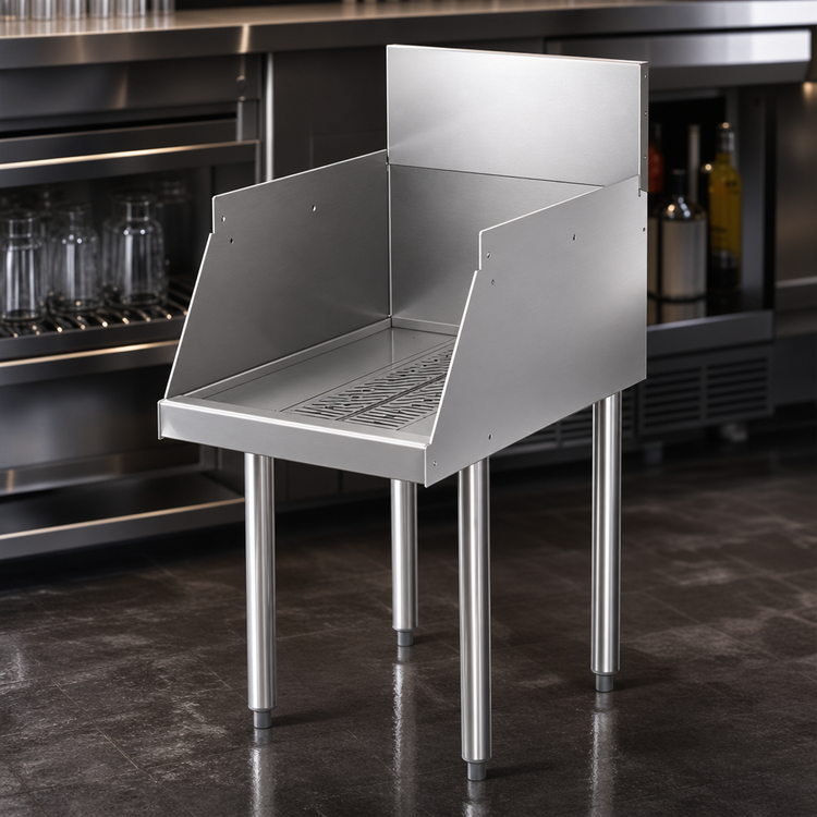 Product image #3 for Top Shelf TS Series 12-Inch Freestanding Underbar Drop-Down Drainboard