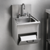Thumbnail image #3 for Eagle Group Space Saver Wall-Mounted Hand Sink with Towel Dispenser, Faucet, Soap Dispenser, and Basket Drain