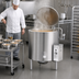 Thumbnail image #3 for AccuTemp Edge Series 60 Gallon Self-Contained Gas Stationary Kettle, 2/3 Jacket