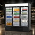 Thumbnail image #4 for Beverage-Air MarketMax 3-Section Reach-In Glass Door Refrigerated Merchandiser, 70.19 Cu. Ft., Black, Bottom-Mounted