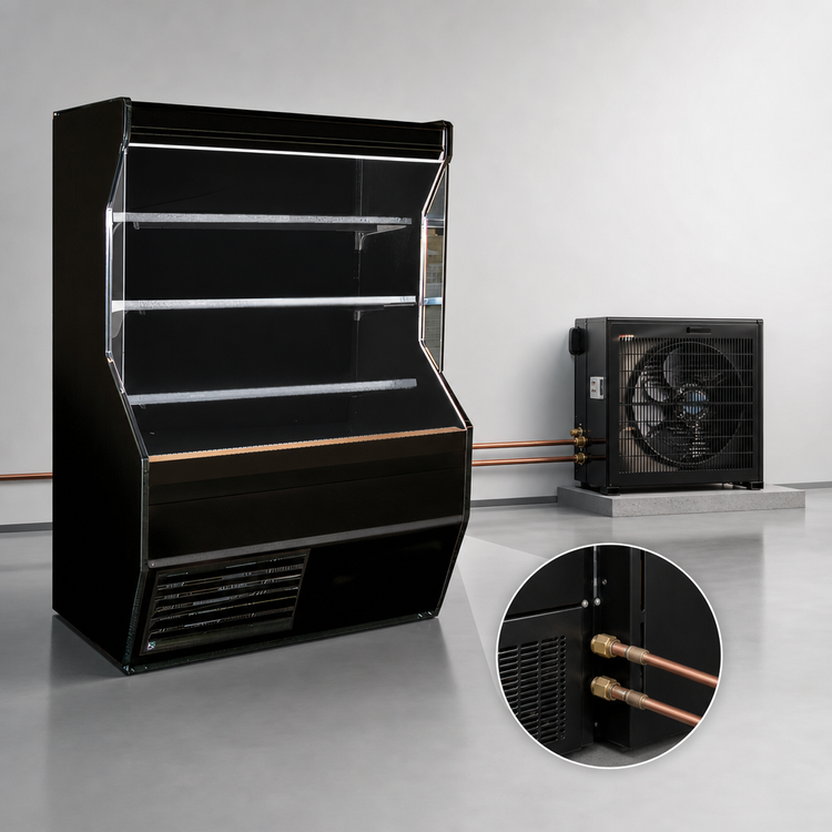 Product image #3 for Howard-McCray 32E Series 146-Inch Dairy Open Merchandiser, Open Front, Remote Refrigeration, LED Lighting