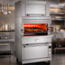 Thumbnail image #3 for Vulcan V Series Heavy-Duty 36-Inch Wide Range Match Single-Deck Gas Infrared Upright Broiler with Standard Oven Base