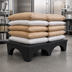 Thumbnail image #3 for Eagle Group 60 x 22 x 12 Inch Polymer Dunnage Rack, 3000 lb. Capacity