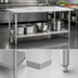 Thumbnail image #3 for Advance Tabco 5 Linear Foot 16 Gauge 304 Stainless Steel Undershelf Upgrade for Commercial Work Tables