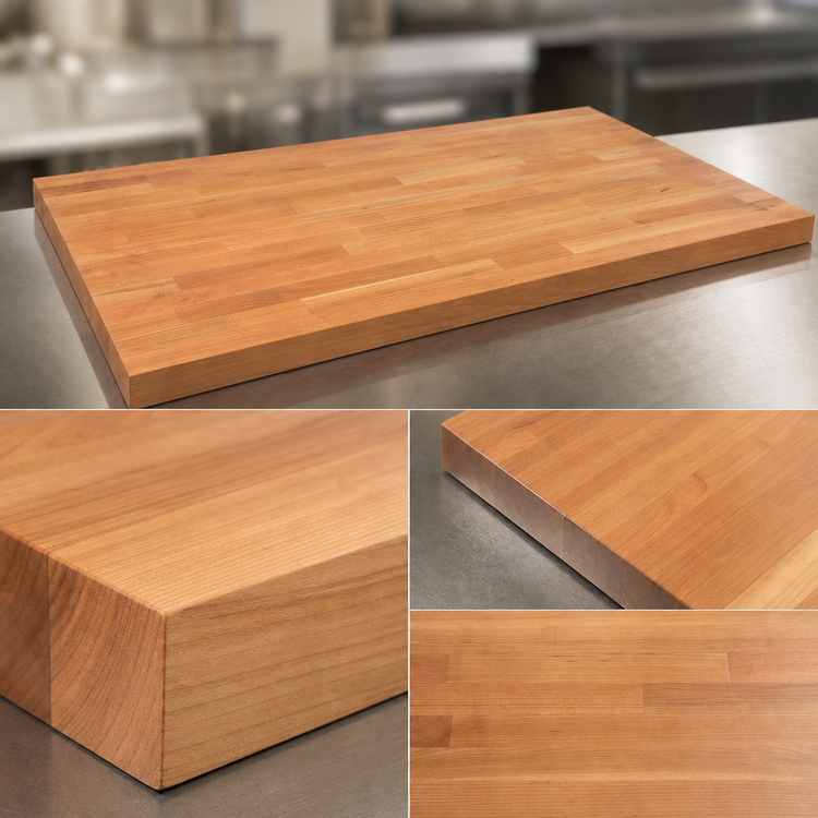 Product image #3 for John Boos Boos Block American Cherry Blended Edge Grain Kitchen Countertop