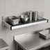 Thumbnail image #3 for Fermod Solid Wall-Mounted Shelving Unit with Removable Polymer Inserts, 59 Inch W x 18 Inch D