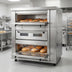 Thumbnail image #3 for American Baking Systems ABSGDO-802T Double Deck Full-Size Gas Deck Oven with Stone Hearths