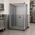 Thumbnail image #3 for MetroMax Q Stationary Wire Security Cage Shelving Unit, No Intermediate Shelves