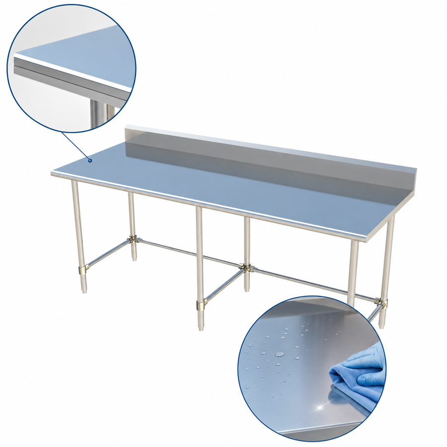 Reinforced Stainless Steel Top