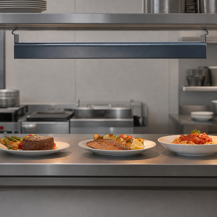 Product image #3 for Hatco Glo-Ray Narrow Max 42-Inch Unlighted Infrared Strip Heater, Stainless Steel, Single Rod